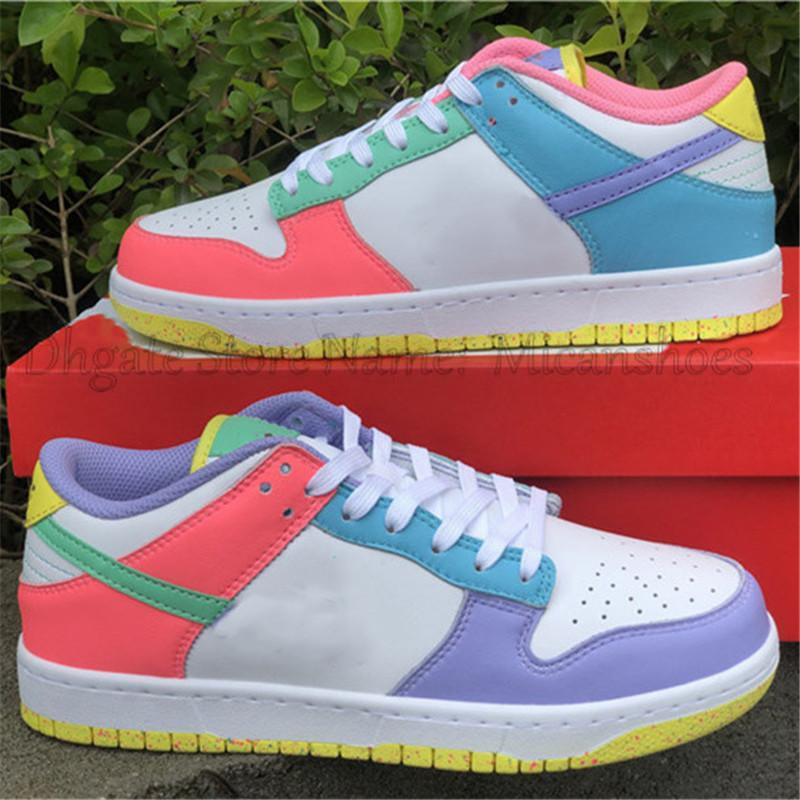 

Dunks Low Pro Womens Designer Sports Shoes Easter Flat Casual Sneakers Chunky Dunky Skateboard Trainers, No shoes