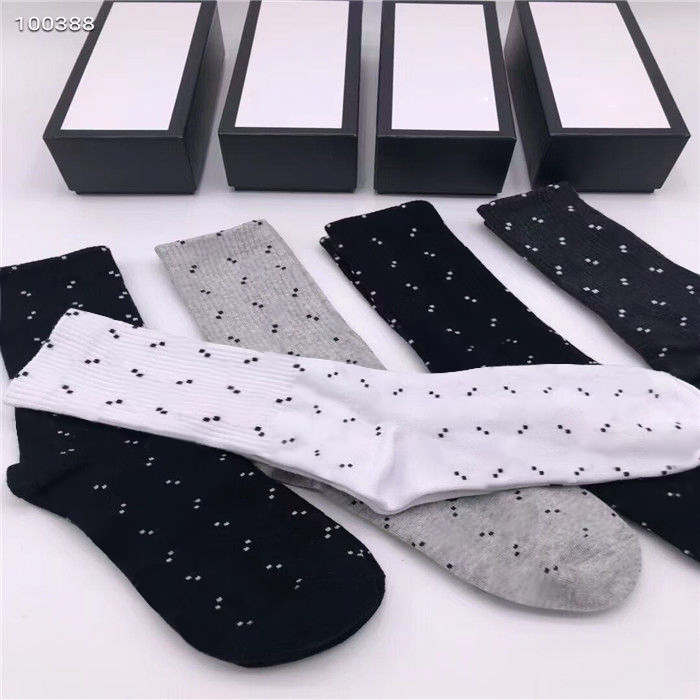 

High quality short sport g Socks Street Style Stripe Sports Basketball Sock For Men and ms 5pcs/lot mens designer With Box 001, Black