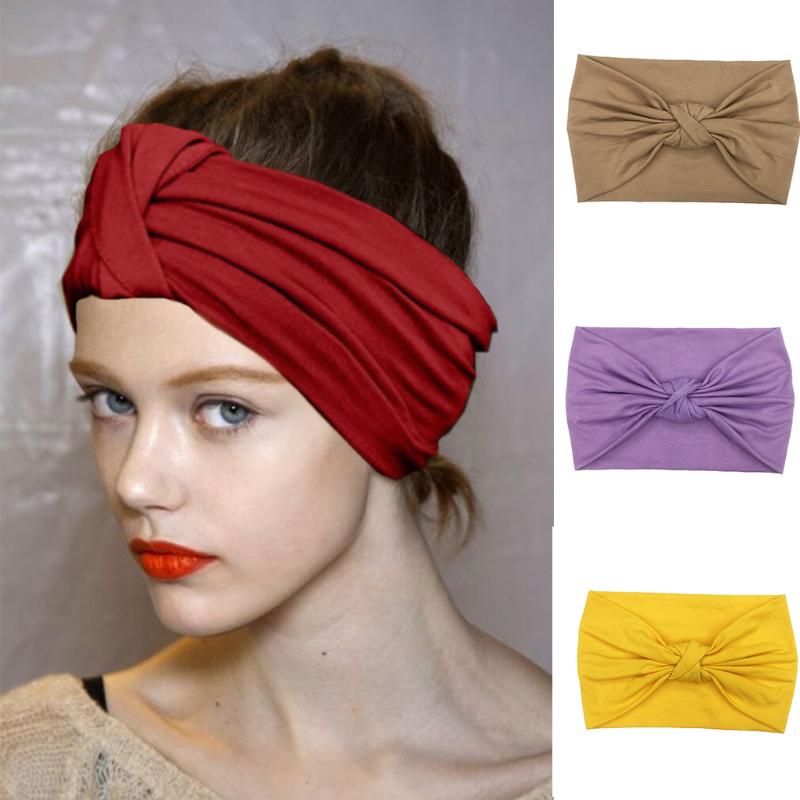 

Women Girls Summer Bohemian Hair Bands Print Headbands Retro Cross Turban Bandage Bandanas HairBands Hair Accessories Headwrap