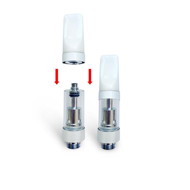 

100% Original Itsuwa Amigo Liberty V20 Atomizer 0.5ml Ceramic Coil Cartridge No Leaking 510 Thread Vaporizer Vape Tank Empty Carts For Batte