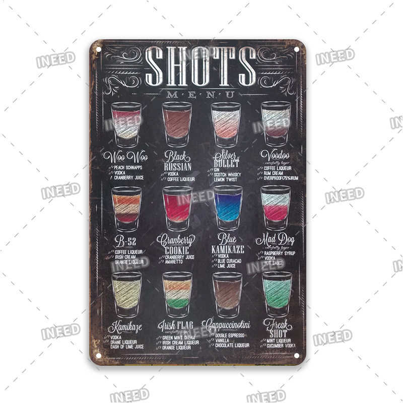 

Retro Tin Sign Plaque Poster Coffee Bar Pub Club Home Decor Vintage Beer Metal Plate Wall Sticker Signs