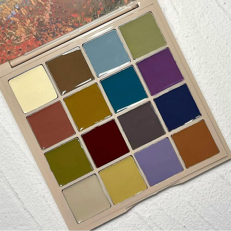 

Nail Gel 1 BOX 16*Colors Christmas Solid Palette Tank Potherapy Soak Off UV LED Paint Glue Jelly 2021, Red;pink