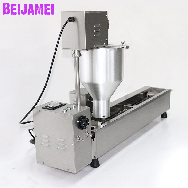 

BEIJAMEI Commercial Doughnut Ball Fryer Making Machine 3000W Automatic Mini Donut Maker / Machines to Make Donuts