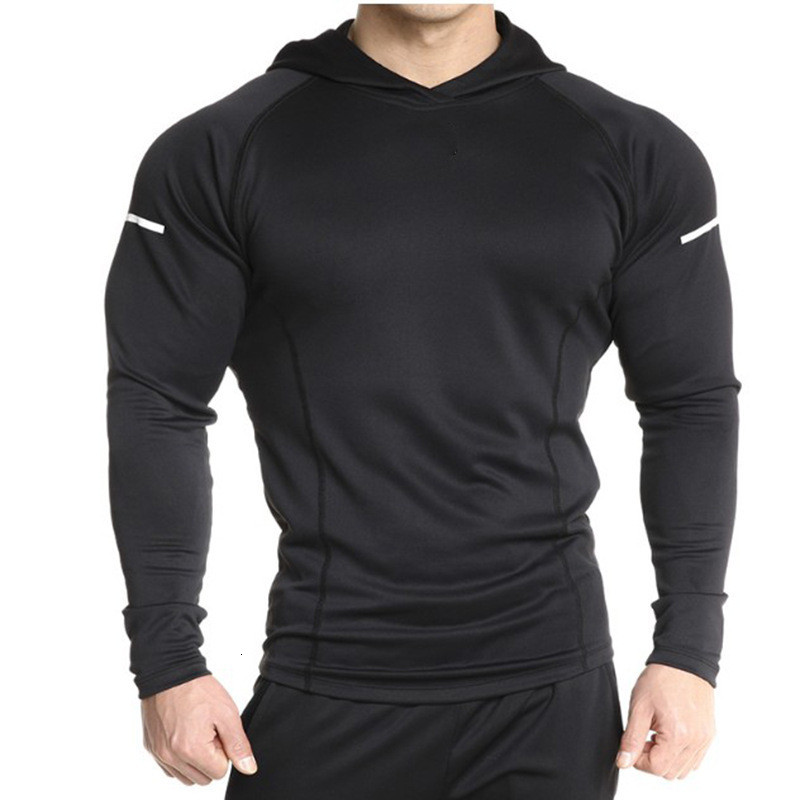 

2021 New Mens Workout Long Movement Sleeve Fashion Running Hooded Sweatshirt Gyms Brand Tops Hoodie Men Fitness Slim Ebry, Dark green2