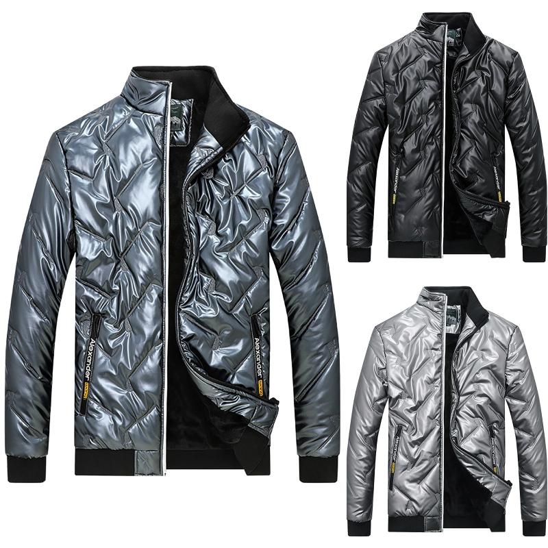 

Men's Jackets 2021 Designer Brand Casual Fashion Shiny Bubble Men Down Jacket Winter Windbreaker Streetwear Coats Clothes#g4, Black;brown