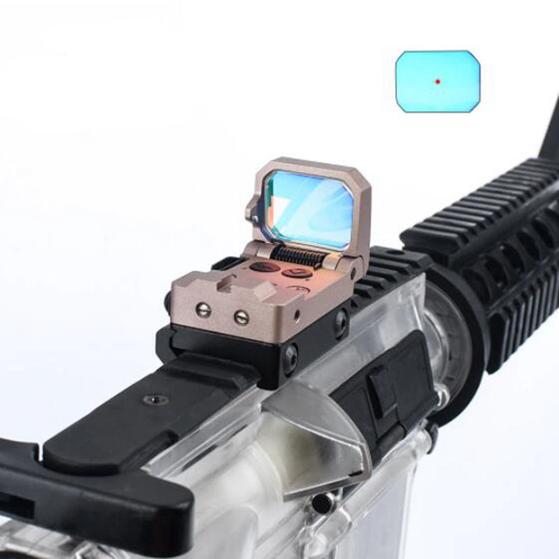 

Tactical Riflescope Flip Red Dot Sight Hunting Mini Collimator Reflex Sight Optic Aluminum for 20mm Picatinny Rail