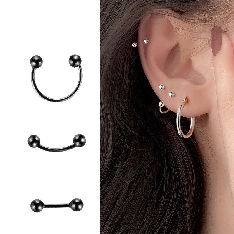 

Stud Simple Earrings With Style S925