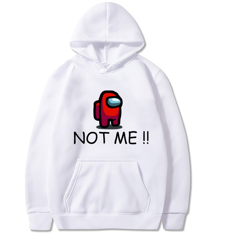

2021 New Oversized Crewneck Sweatshirt Harajuku Among Us Gaming Space Kill Hoodie Men Loose Plus Size Wsdy, A pink