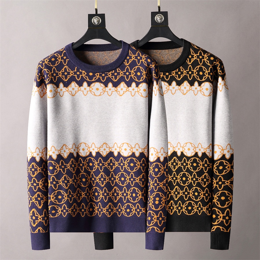 

2021 Europe women and mens designer sweaters retro classic luxury sweatshirt men Arm letter embroidery Round neck comfortable high-quality