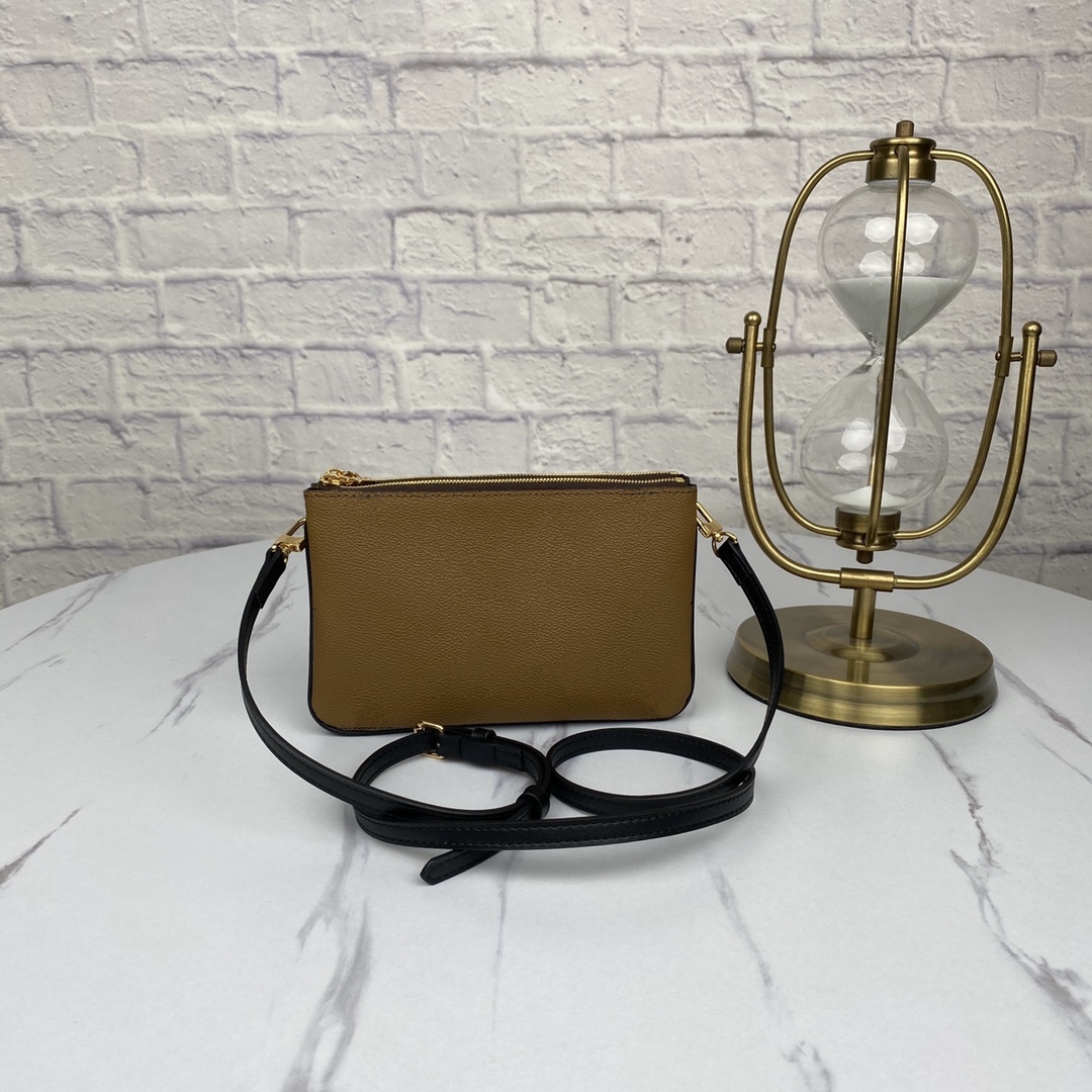Premium 5A Sacs de créateurs double fermeture éclair sac à main portefeuille porte-carte téléphone sacs à main femmes bandoulière sac à bandouliè