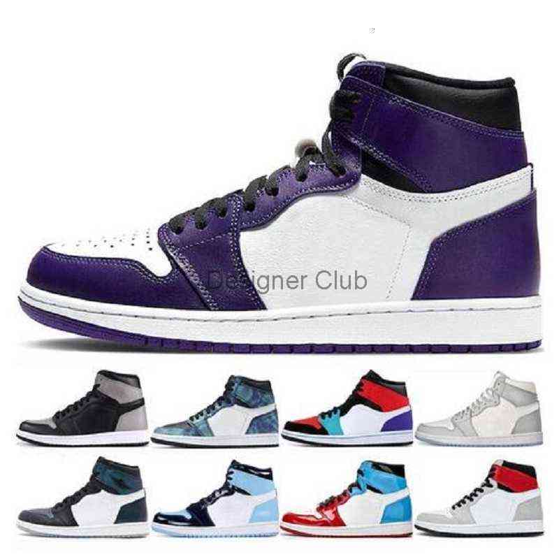 

2020 New 1 High Og Basketball Shoes 1s Mid Low Chicago Royal Toe Black Metallic Unc Mens Womens Sports Sneakers Trainers, With og box