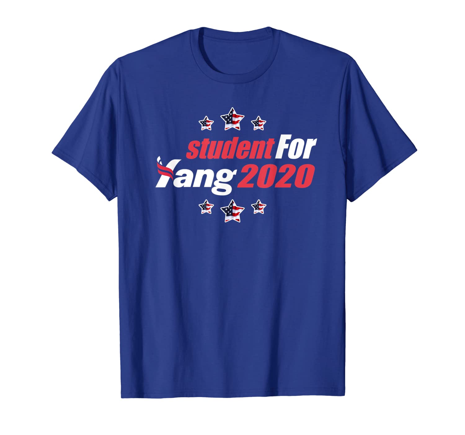 

Student for Andrew Yang 2020 President Democrat Election T-Shirt, White;black