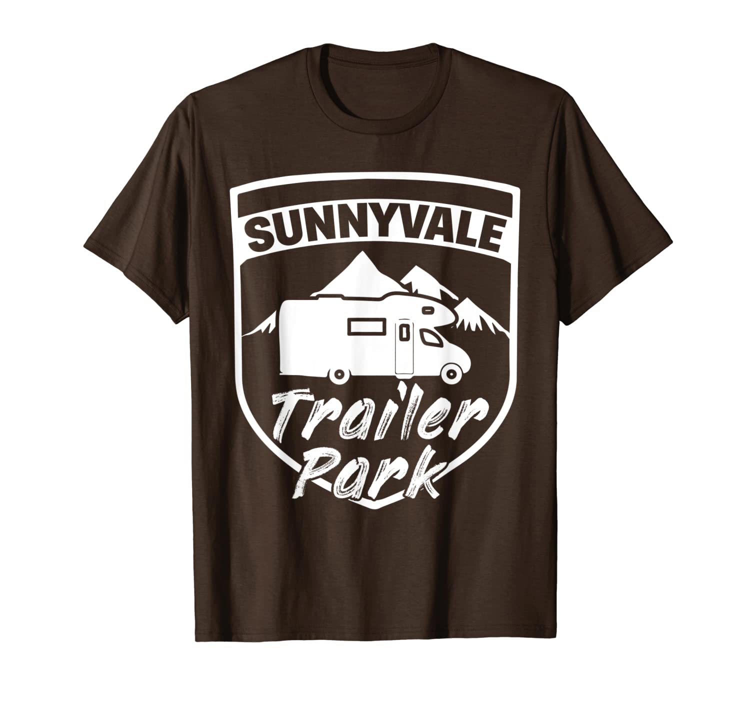 

sunnyvale trailer park t-shirt camper lover gift, White;black