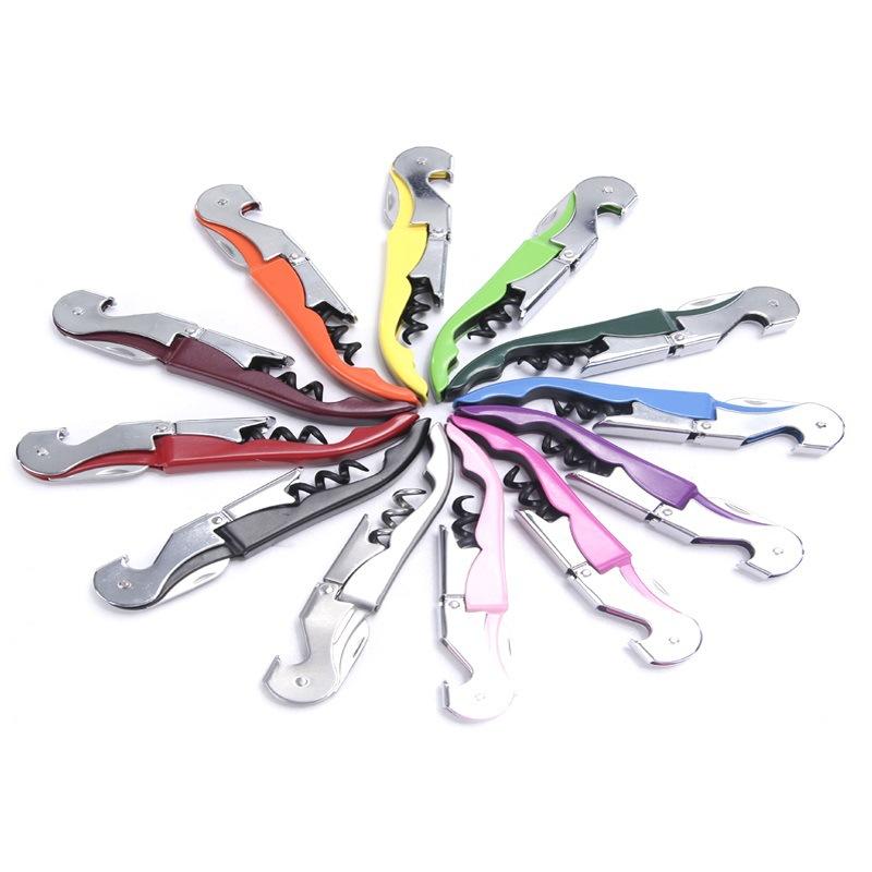 New 8 color creative bottle opener carbon steel wine bottle opener beer bottle opener kitchen tool bar accessories-image-657291325