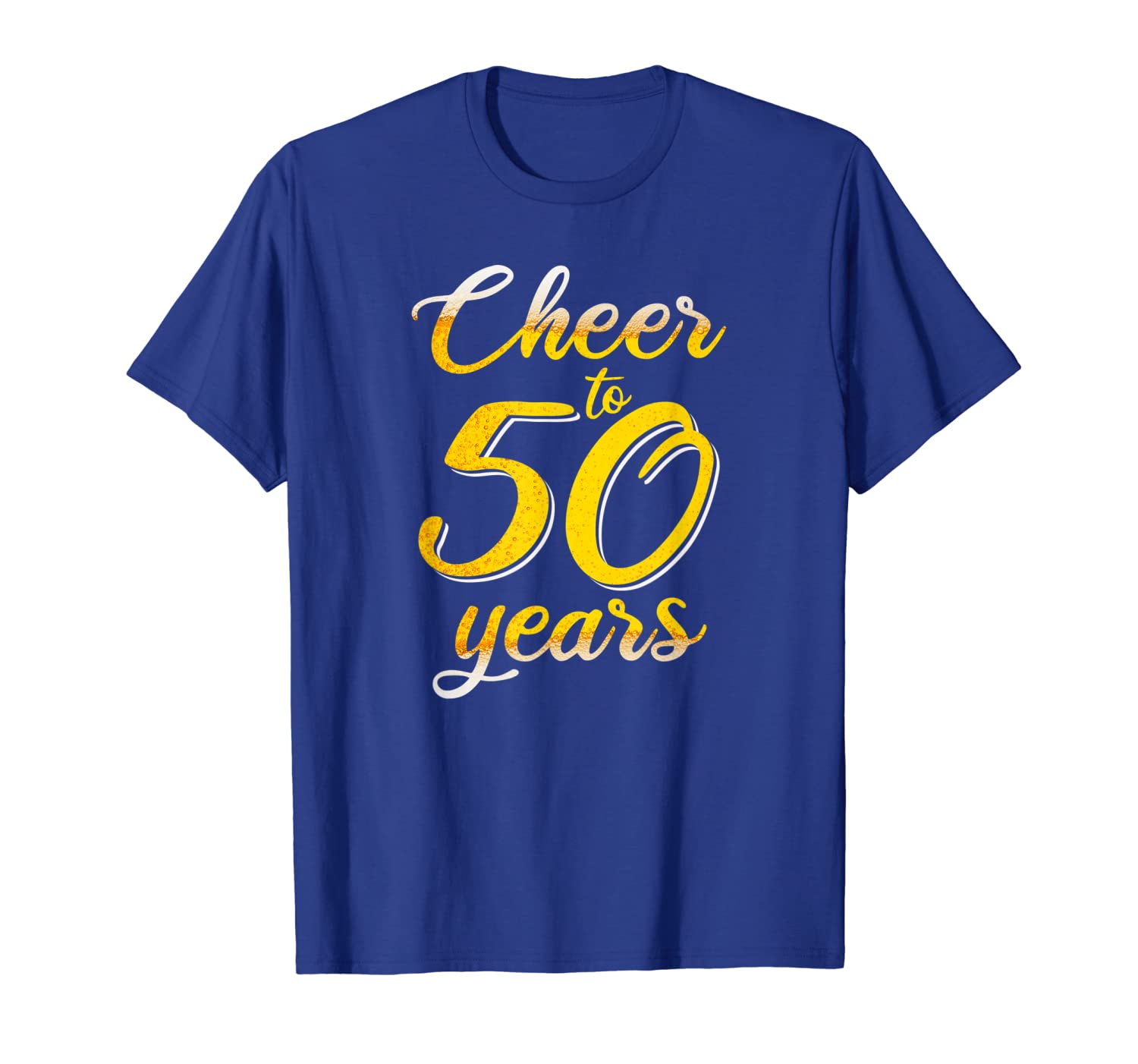 

Cheers To 50 Years 50th Gift Birthday Present Idea, White;black