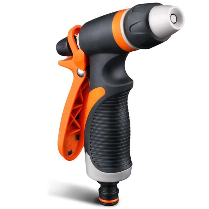 

Spray Lawn Watering Multi-function Car Wash High Pressure Durable Hand-held Tools Hose Sprinkle Water Nozzle Garden 2021, Orange