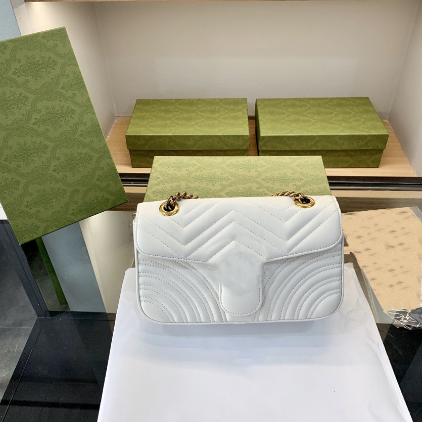 

Women Designer Bags Handbags Shoulder Bag 3 Size Real leather High quality Lady Fashion Marmont Genuine CrossbodyPurses Backpack tote 0003, Dust bag