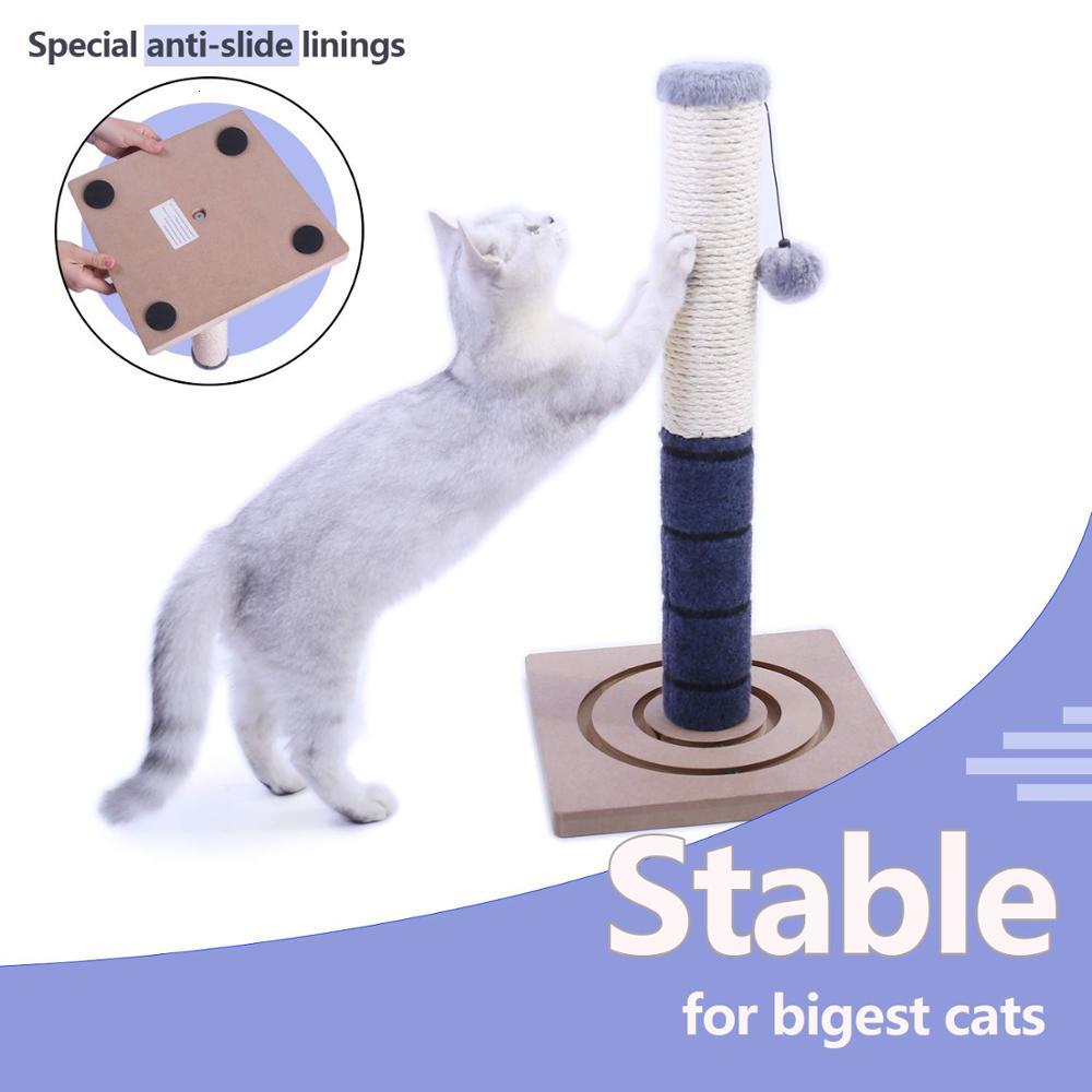 

2021 New Tree Tower Small Kitty Sisal Coat Rack Post Chew and Risk Platform Playpost Home Cat Toy 727h