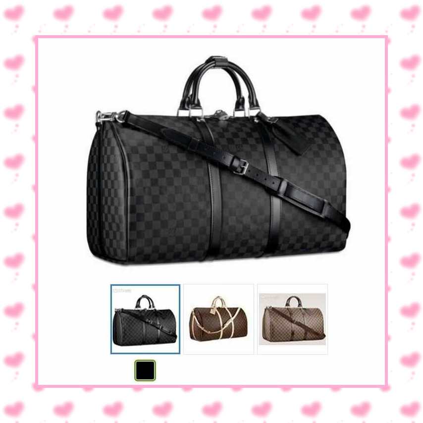 

LOUIS VITTON LV Bags Mens Handbags Capacity Luggage Bag designer luxury DuffleBag for men Shoulder Bags Travel Bags, Black;brown