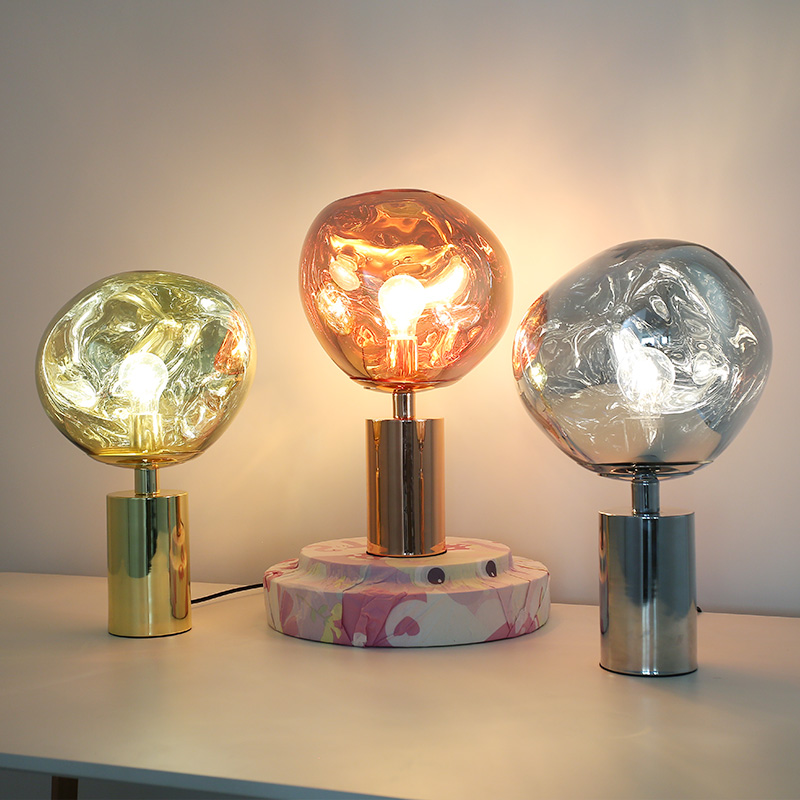 

PVC lampshade table lamp bedroom bedside lighting personality modern minimalist home Nordic decoration desk light