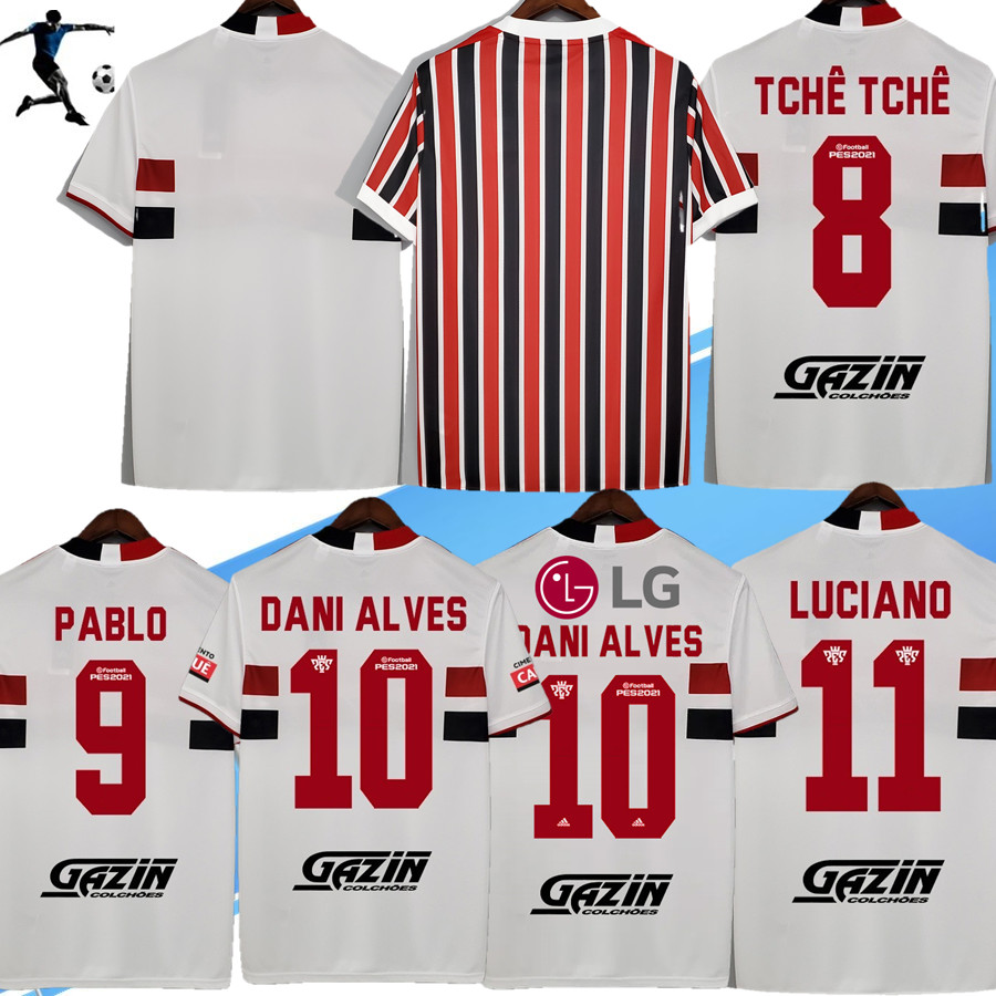

S-3XL 2021 Sao Paulo soccer jersey DANI ALVES 2022 home AWAY women Luciano Gomes Luan Pablo Reinaldo camisa 21/22 player version GOALKEEPER training football uniform, Home+patch