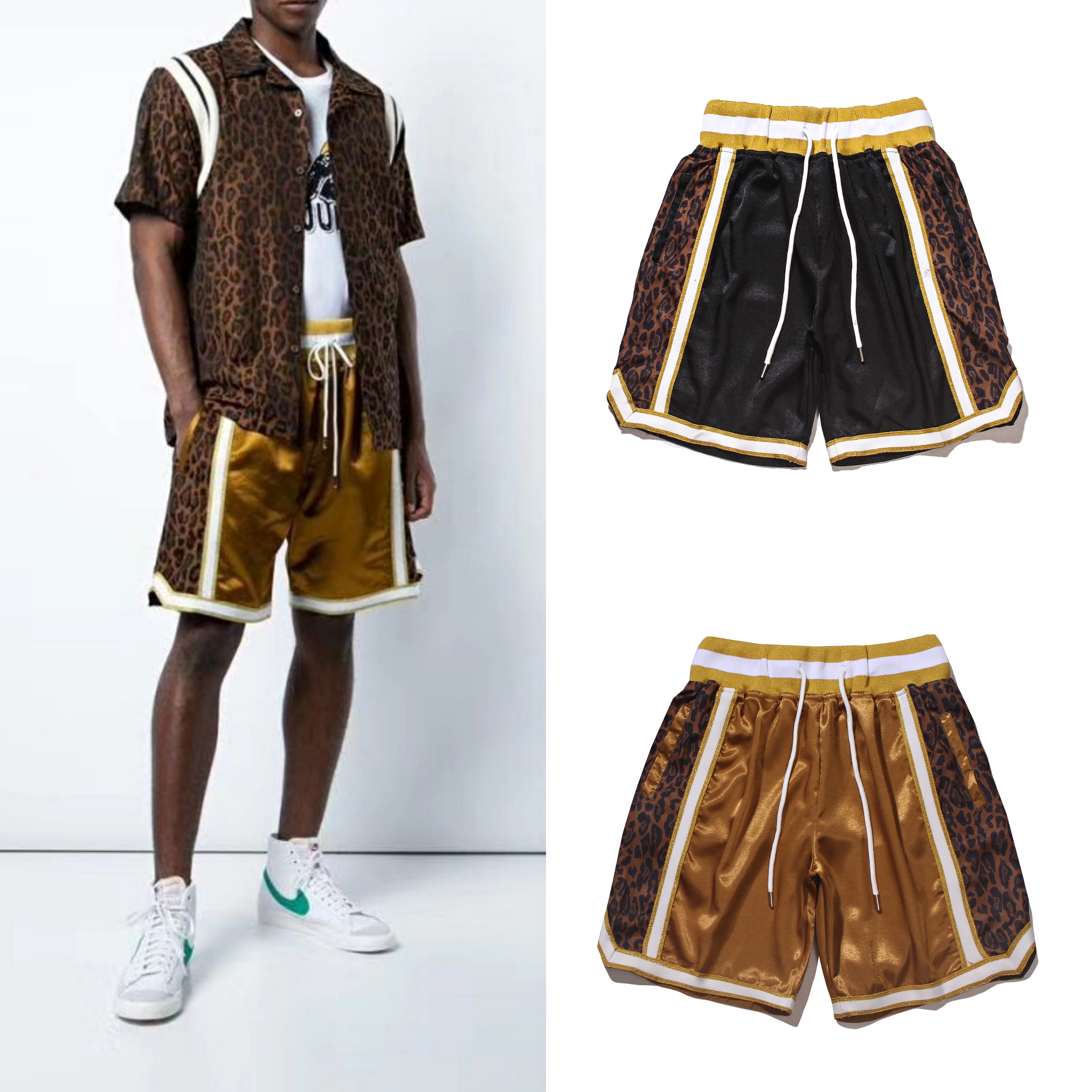 

2ss Waterproof fabric runway trousers Summer Beach Pants Mens Board Shorts Men Surf Shorts Swim Trunks Sport ShortsA