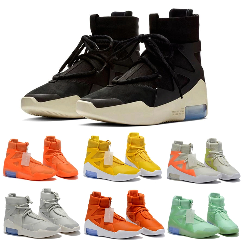 

Fear of God Basketball Shoes for Men Triple Black Sports String The Question Amarillo Orange Pulse Frosted Spruce Sail Sneakers Trainers Outdoor, #1 40-46