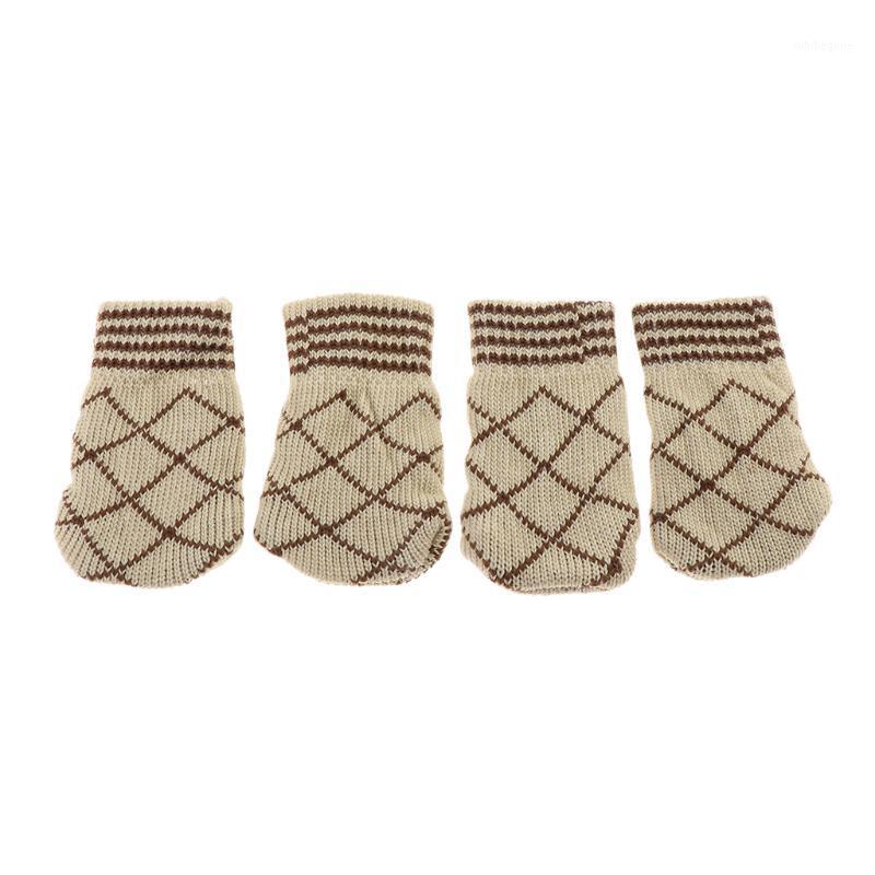 

4pcs Table Chair Leg Socks Knitted Floor Protector Pads Covers