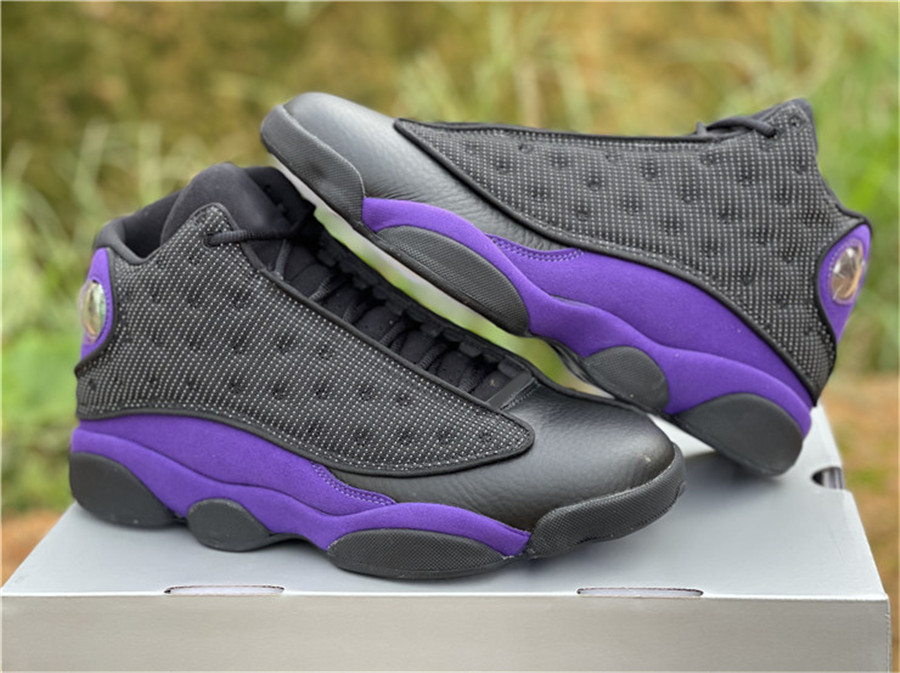 

Newest 13 Court Purple Shoes Men White Black Red Obsidian Dark Powder Blue 3M Reflective Real Carbon Fiber Outdoor Sports Sneakers US7-13, Customize