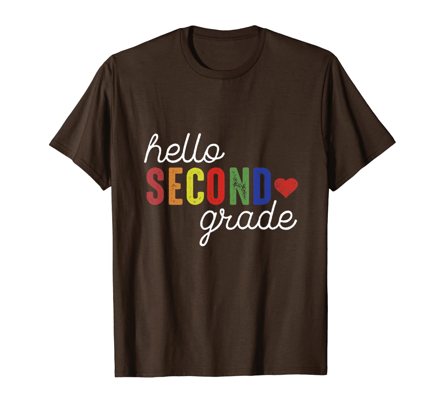 

hello second grade shirt funny 2nd grade back to school t-shirt, White;black