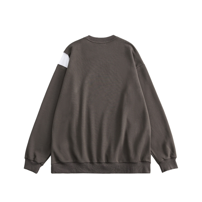 

Henry 2021 autumn vacation two over size couple's sweater design, Gray