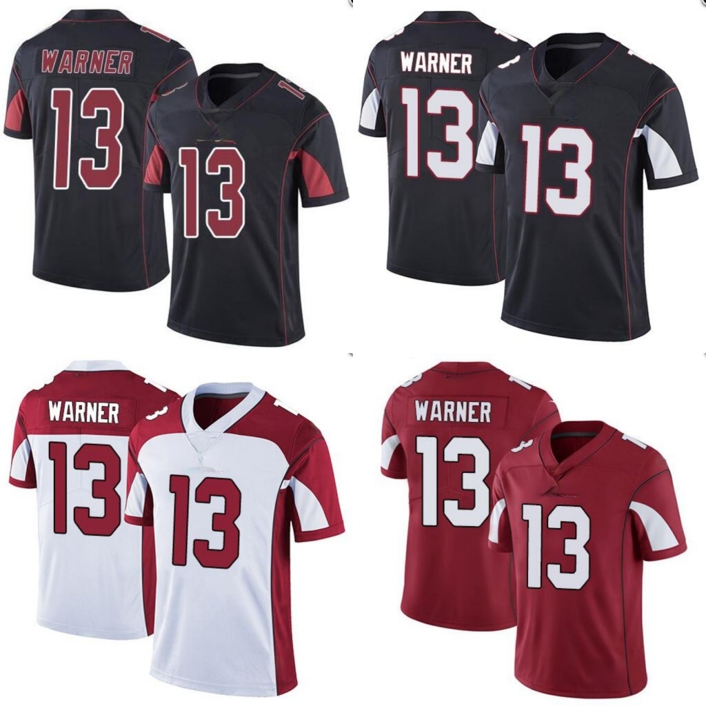 

Arizona Cardinals Men #13 Kurt Warner Women Youth Vapor Untouchable Limited Jersey, Black