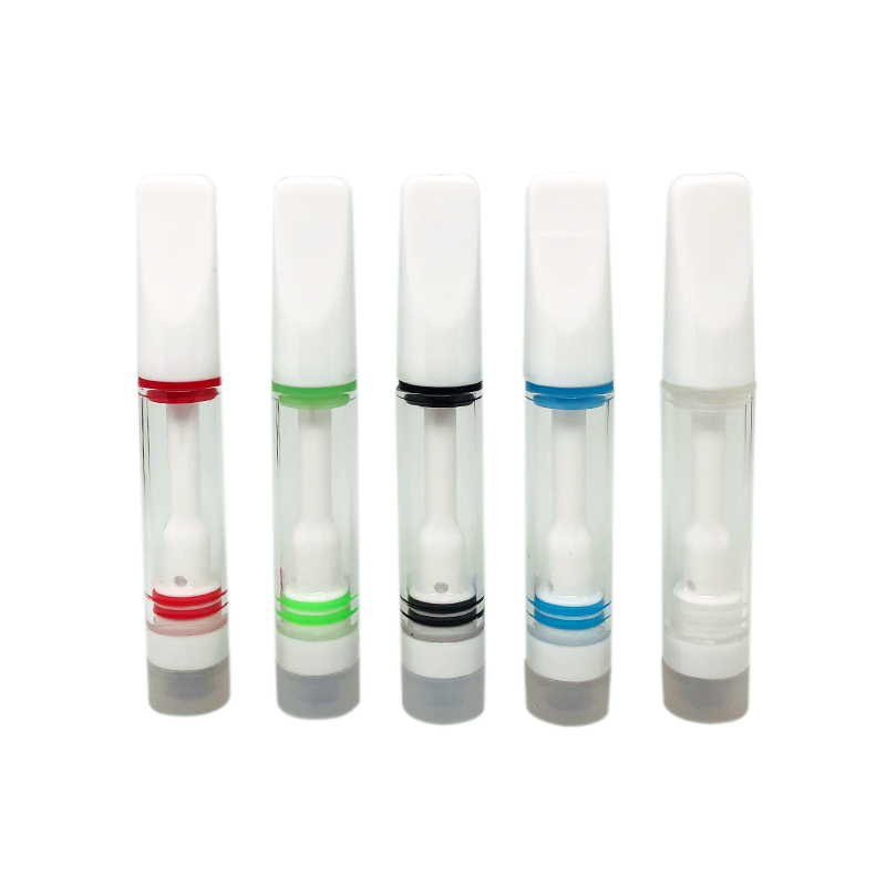 Atomizer tank vape cart 510 thread full ceramic cartridge with 1.4ohm resistance 1ml capacity-image-636514869