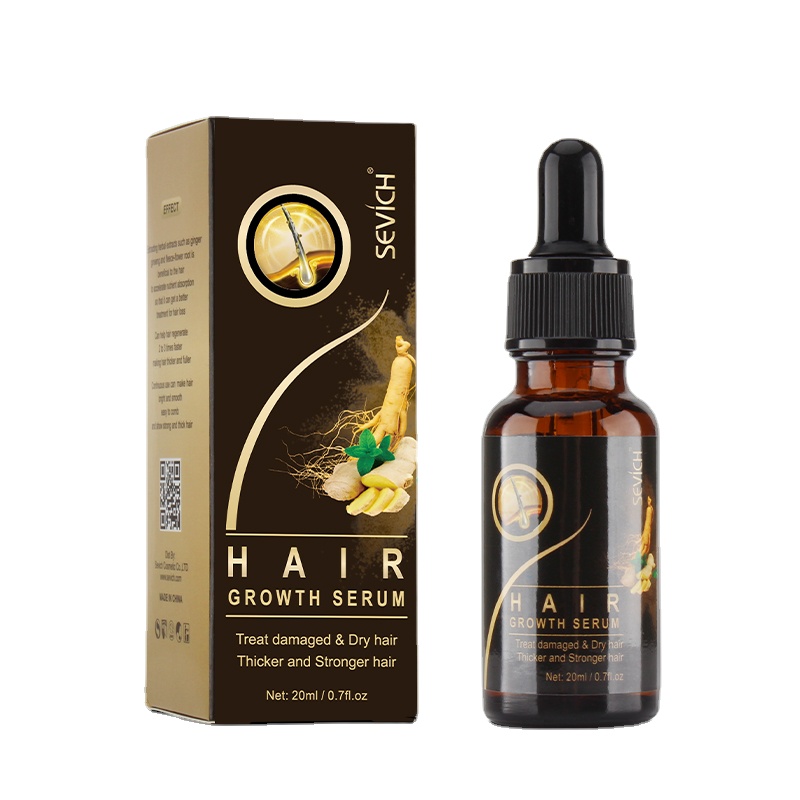 

20ml Ginger Nourishing Repairing Anti Loss Regrowth Scalp Elixirs Hair Growth Oil Serum Organic Regrowth Hair Oil