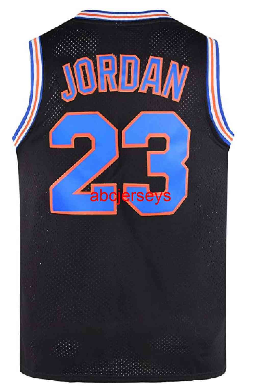 

Space Moive Men Jersey Basketball Game Jersey - #23 Black/White -XXL