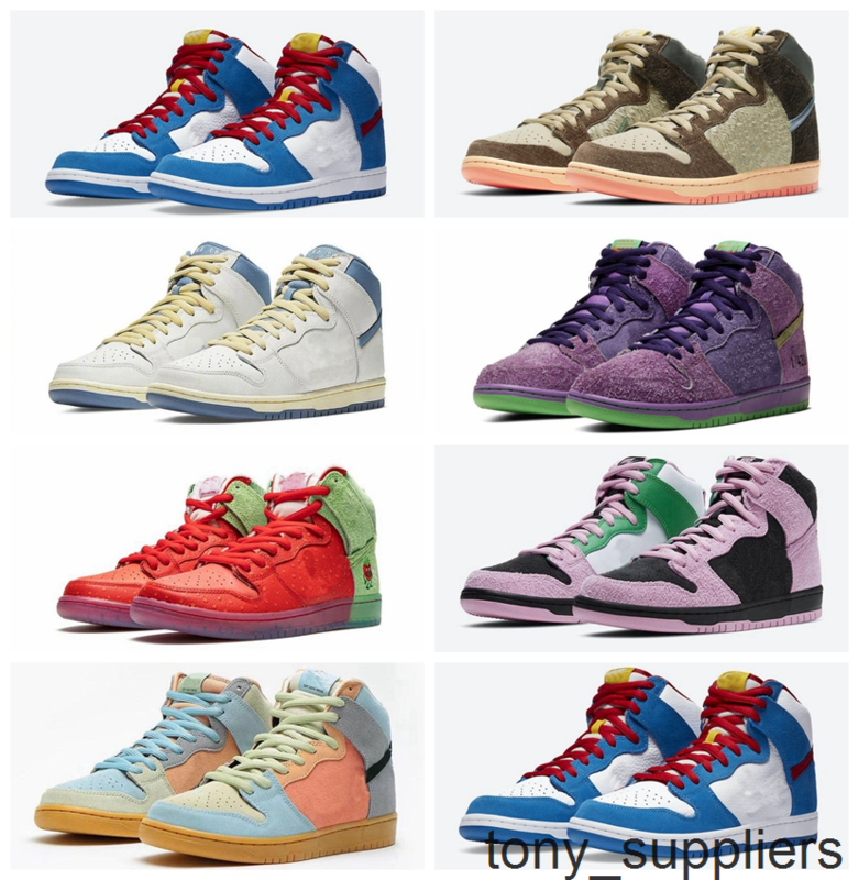 

2021 new arrivals sb soft comfortable dunks high cut fashion skate shoes women designers sneakers outdoor running shoe