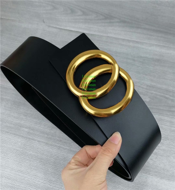 

20203Belts For Evening Dresses New Fashion Belts For Women Big Buckle Belt Top Fashion womens Genuine Leather Belt Wholesale Free Shipping, Gold