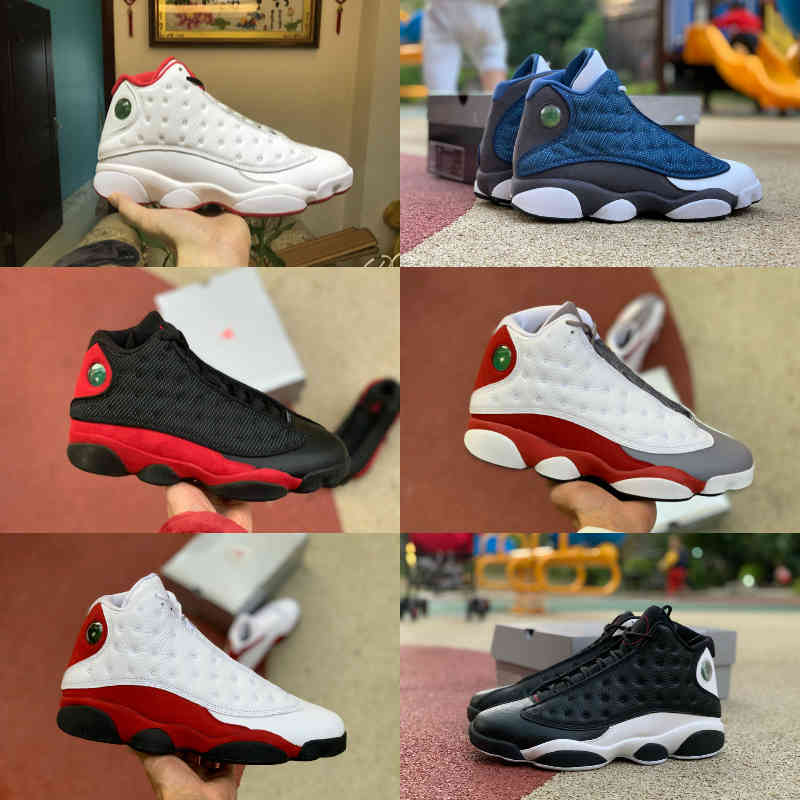 

Sell 2021 Lakers 13 13s New Arrivals Basketball Shoes Black Island Green Chicago Bred Flint Ray Allen PE Reverse He Got Game Sports Sneakers F18, F1001