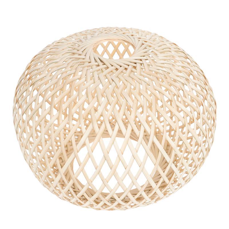 

Lamp Covers & Shades 1pc Simple Style Bamboo Woven Lampshade Chinese Cover Accessory Room Decoration Abat Jour