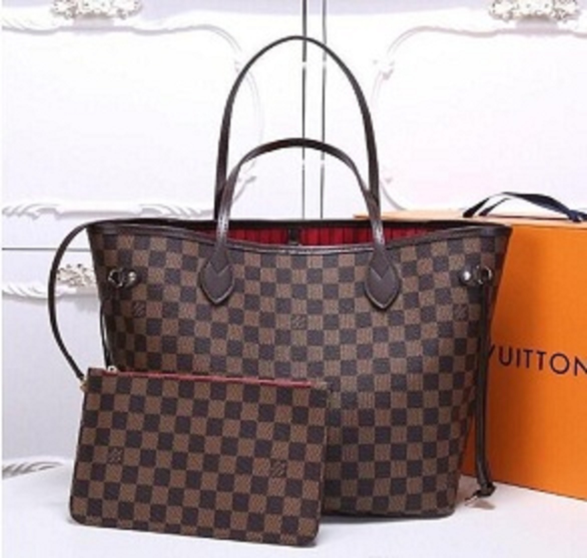

New YSL Fashion Women Shoulder Purse Handbags Luxury Designer Messenger Bags Wallet Tote Bag LV Louis Vitton a1, Golden;silver