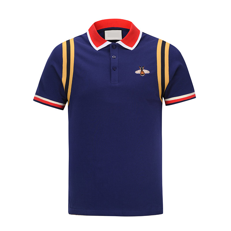 

21ss Spring Tee Designer T Shirt Polo Shirts High Street Embroidery Garter Snakes Little Bee Printing Clothing Mens, 10