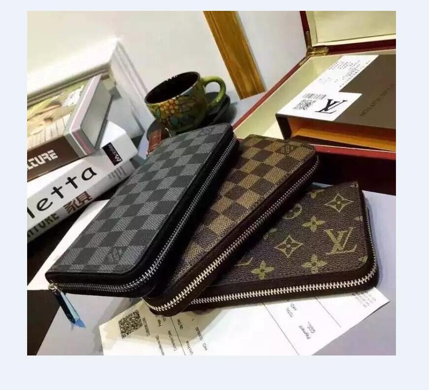 

LOUIS VITTON LV Hot Zipper Wallets Women Purse Long Wallet Fashion Ladies Clutch Men Shoulder Bag Ladies Handbags 878, Gray