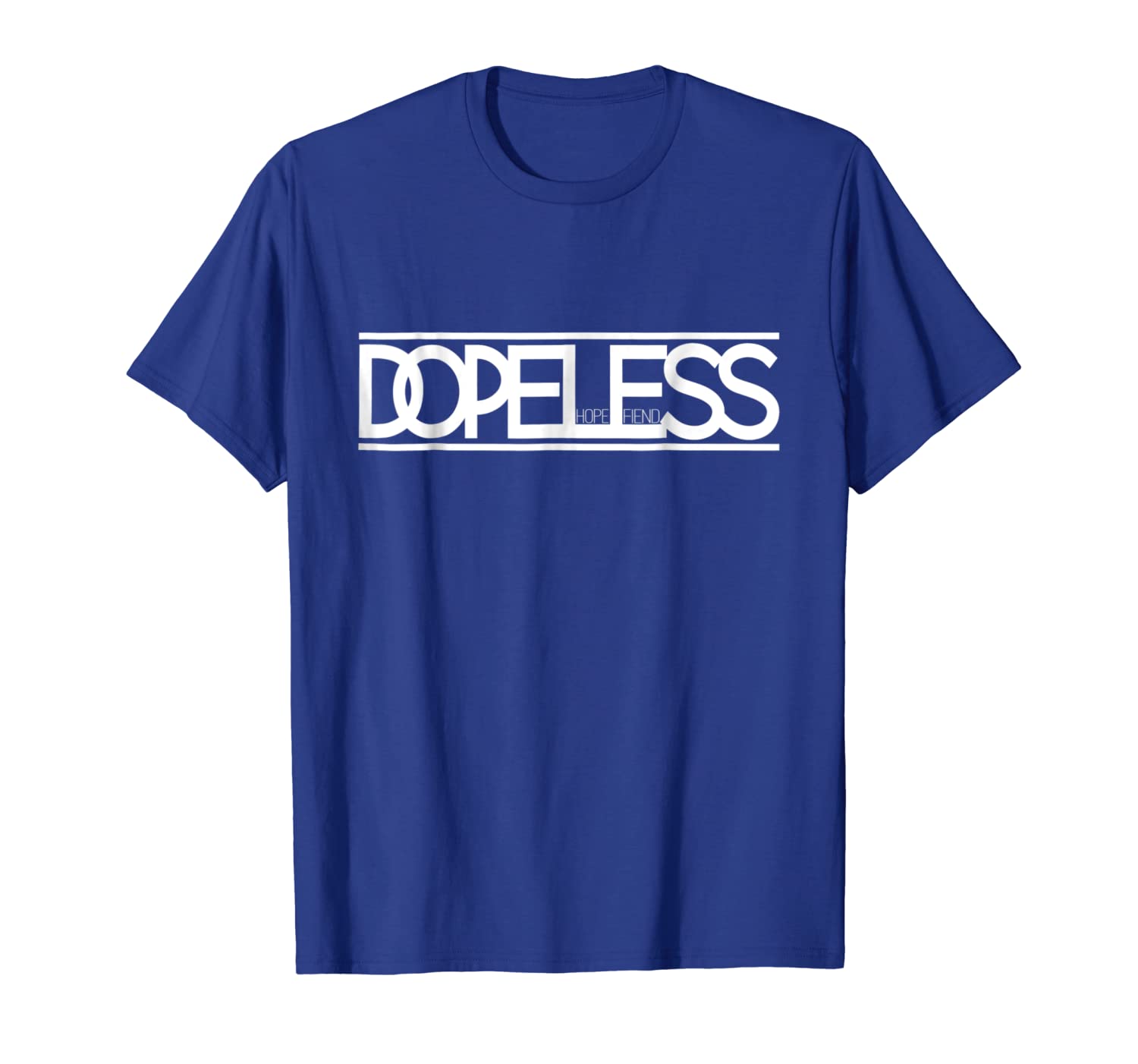 

dopeless hope fiend shirt - celebrate your recovery gift, White;black