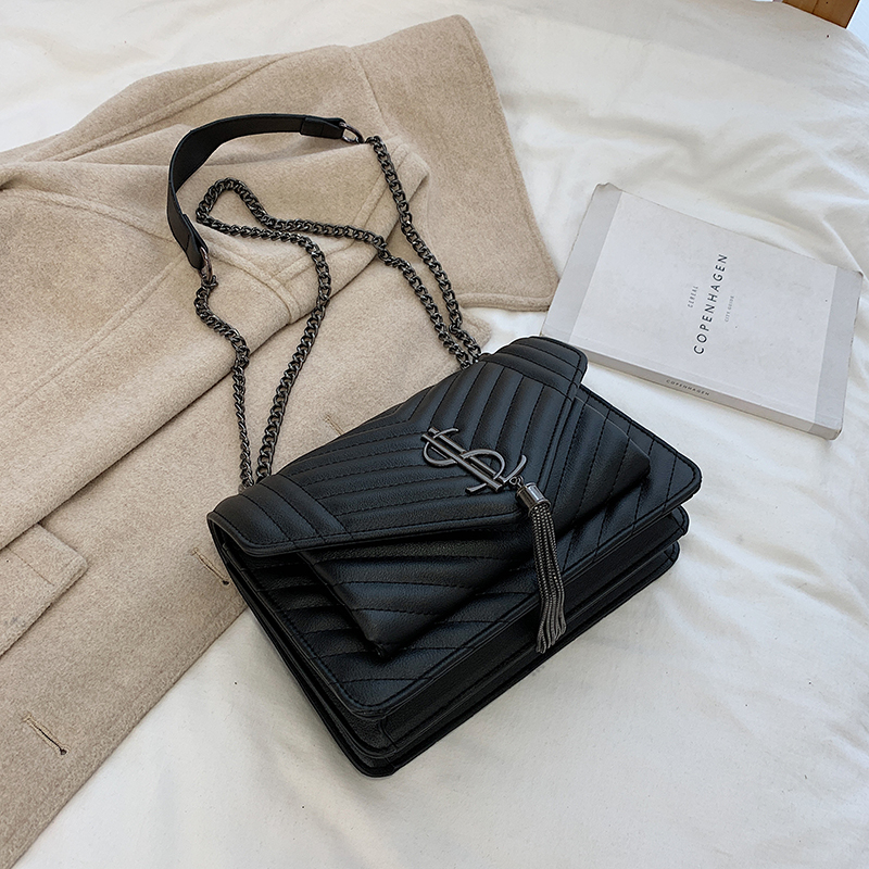 

Luxury Handbags Women Messenger bag Good Quality Leather Shoulder For Daily Designer Female Crossbody Retro Dinner Bags black, 05