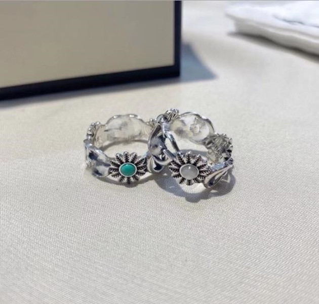 

New Product Love Ring Fashion brand Flowers designer rings moissanite anelli bague for women Party Wedding luxury jewelry lovers gift w298