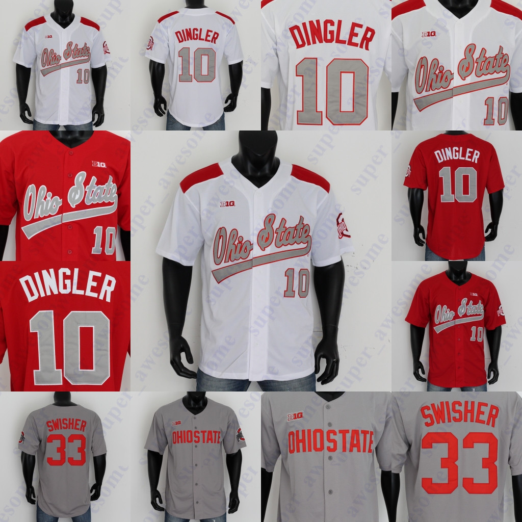 

Baseball Jerseys Ohio State Baseball Jersey Scottie Seymour Mitchell Okuley Bayden Root Mitch Milheim TJ Brock Will Pfennig Joe Gahm Jake Vance Wyatt Loncar, White red