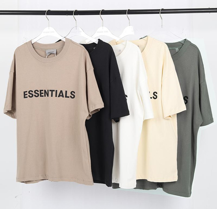 

2021 Mens Stylist T Shirt Friends Men Women T Shirt High Quality Black White Orange essentials T Shirt designer clothes, White;black