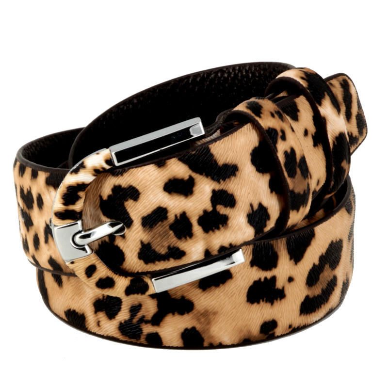

2021 New Genuine Leather+pvc Print for Women Fashion Pin Buckle Waist Woman Luxury Desigener Brands Leather Belt Female Fqlz, Black