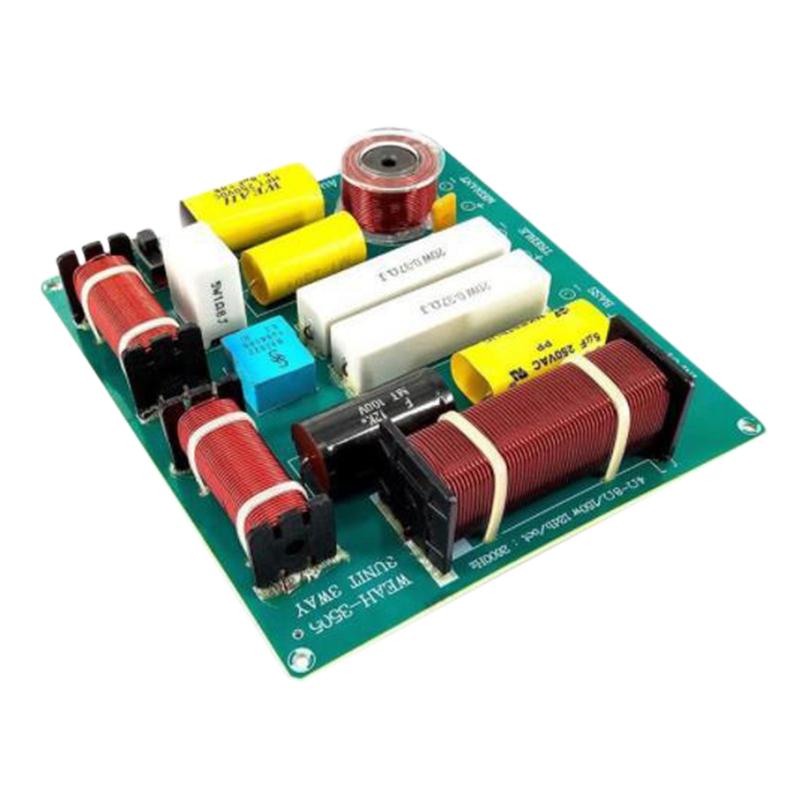 

Portable Speakers Retail 2 X 300W 3 Way High-Low 4-8 Ohm Speaker Frequency Divider Loudspeaker Crossover Filter Circuit 40Hz/20KHz