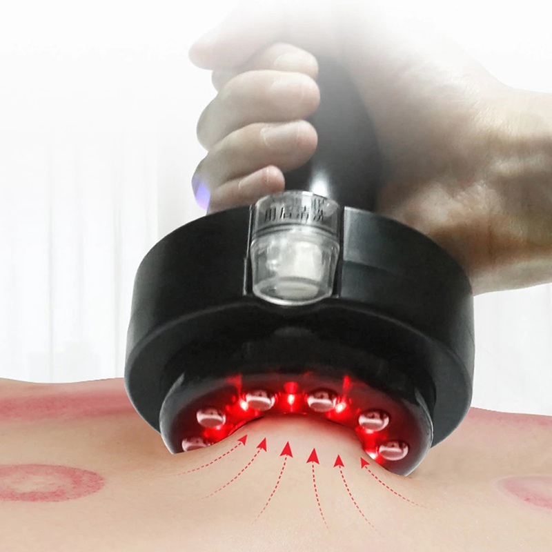 

Electric Scraping Lymphatic Detoxification Machine Cupping guasha Device Therapy Massager Body Relaxation Stimulate Acupoints Ra
